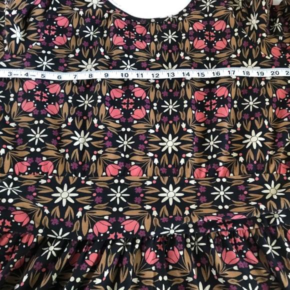 Mata Traders Floral Midi Dress - Black, Pink, White - Picture 5 of 6